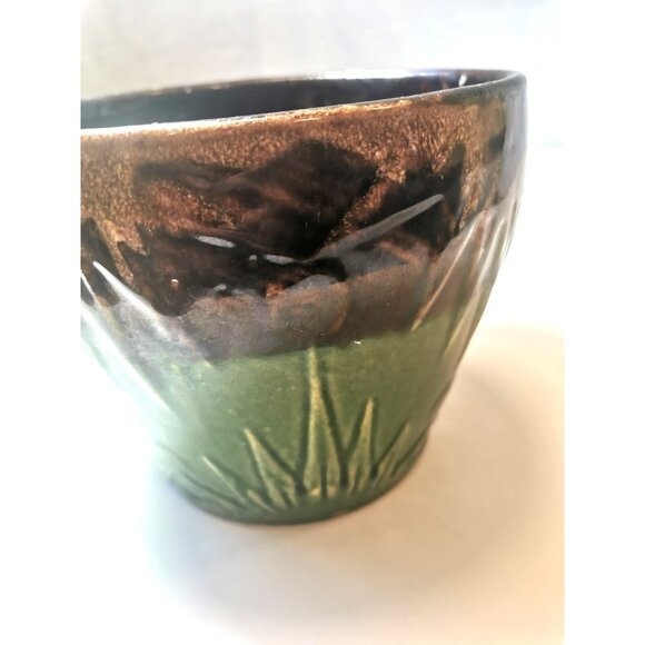 Planter Roseville Robinson Ransbottom Sun and Moon 1930s - Picture 8 of 9